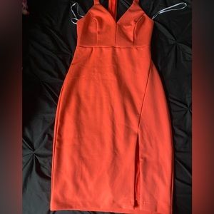 Lulu’s Coral Mini Dress